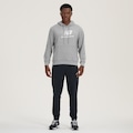 Blusão com Capuz Masculino New Balance Essentials Basic CINZA CLARO