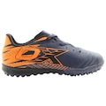 Chuteira Society Adulto OXN Dynamic 4 X-Pro AZUL ESC/LARANJA