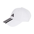 Boné Adulto Adidas 3 Listras New Logo BRANCO/PRETO