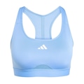 Top Feminino Adidas Power React Suporte Médio AZUL/BRANCO