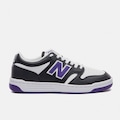 Tênis New Balance 480 Low Unissex BRANCO/ROXO ESCURO