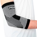 Cotoveleira Penalty Elástica Esportiva Knit XXIII PRETO/BRANCO