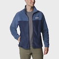 Jaqueta Masculina Columbia sem Capuz Fleece Steens Mountain AZUL