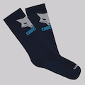 Meia Cano Alto do Cruzeiro Futfanatics Performance Feminina AZUL ESCURO