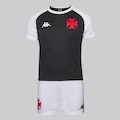 Conjunto do Vasco Futfanatics Supporter Duo Infantil PRETO