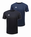 Kit Camiseta Masculina Topper Classic New - 2 Unidades PRETO/AZUL ESC
