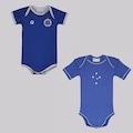 Body do Cruzeiro FutFanatics - 2 Unidades - Infantil AZUL