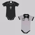 Body Atlético Mineiro FutFanatics - 2 Unidades - Infantil PRETO