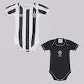 Body do Atlético Mineiro FutFanatics - 2 Unidades - Infantil PRETO