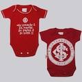 Body Internacional FutFanatics - 2 Unidades - Infantil VERMELHO