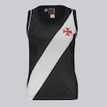 Camiseta Regata do Vasco FutFanatics Fio Feminina PRETO