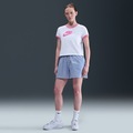 Camiseta Nike Sportswear Vintage Run Feminina BRANCO/ROSA
