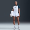 Camiseta Nike Sportswear Chill Knit Feminina BRANCO/AZUL