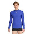 Rashguard Masculino adidas Manga Longa AZUL CLA/BRANCO