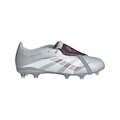 Chuteira de Campo Infantil adidas Predator League Jude Bellingham Fold-Over Tongue PRATA/VINHO