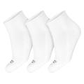 Meia Cano Curto Olympikus - Pack Com 3 Pares BRANCO