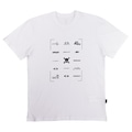 Camiseta Oakley Logomania Edição Comemorativa 50 anos Masculina BRANCO