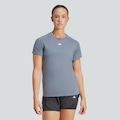 Camiseta adidas Essentials Crew Feminina CINZA