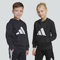 Blusão de Moletom Infantil adidas sem Capuz Essentilas Big Logo PRETO
