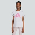 Camiseta Adidas Essentials Big Logo Infantil BRANCO