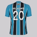 Camisa do Grêmio I 25/26 Umbro 20 Villasanti Masculina PRETO