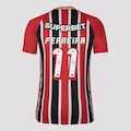 Camisa do São Paulo II 25/26 New Balance 11 Ferreira Masculina BRANCO
