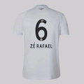 Camisa do Santos I 25/26 Umbro 6 Zé Rafael Masculina BRANCO