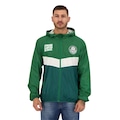 Jaqueta Corta Vento SPR Palmeiras Capuz Masculina VERDE