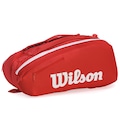 Raqueteira Wilson Super Tour 15Pk VERMELHO