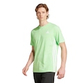 Camiseta Masculina Adidas Train Essentials Training Feelready Três Listras VERDE