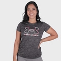 Camiseta Feminina Under Armour Tech Twist SS CINZA