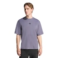 Camiseta Masculina Adidas Power tamanho oversized VIOLETA