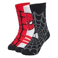 Meia Infantil adidas Marvel Homem-Aranha BRANCO/PRETO