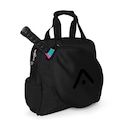 Bolsa Lateral Alma Genius com Raqueteira Beach Tennis PRETO