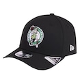 Boné Masculino New Era 970SS Stretch Snap Boston Celtics NBA PRETO