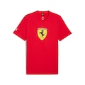 Camisa Puma Ferrari Sportswesr Escudo Masculino VERMELHO
