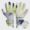Luva de Futebol Poker Profissional Infinity II Unissex BRANCO/ROXO