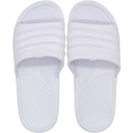 Chinelo Feminino Slide Yvate Texturizado Macio Tira Grossa BRANCO