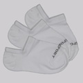 Meia Sapatilha Lupo Sport - 3 Pares - Unissex BRANCO
