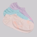 Meia Sapatilha Puma - 3 Pares - Feminina AZUL