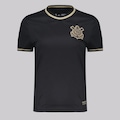 Camisa Corinthians FutFanatics Infantil PRETO
