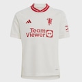 Camisa Manchester United III 23/24 adidas Infantil OFF WHITE