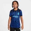 Camisa Inter de Milão I 25/26 Nike Torcedor Pro Infantil PRETO