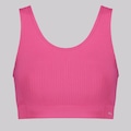 Top + Shorts Selene Canelado sem Costura Feminino ROSA