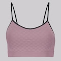 Top + Shorts Selene Quadriculado com Bojo Removível Feminino ROSA