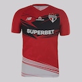 Camisa do São Paulo III 25/26 New Balance Goleiro 23 Rafael Masculina VERMELHO