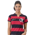 Camisa do Flamengo Braziline Flatri Zico Feminina VERMELHO
