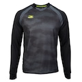 CAMISA DE GOLEIRO DELTA 127 PENALTY JUVENIL PRETO/CINZA