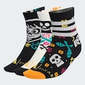Meia Infantil adidas Pixar Coco - 3 Unidades BRANCO/PRETO