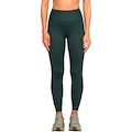 Calça Legging Alto Giro Bolsos Laterais e Refletivos Feminina VERDE